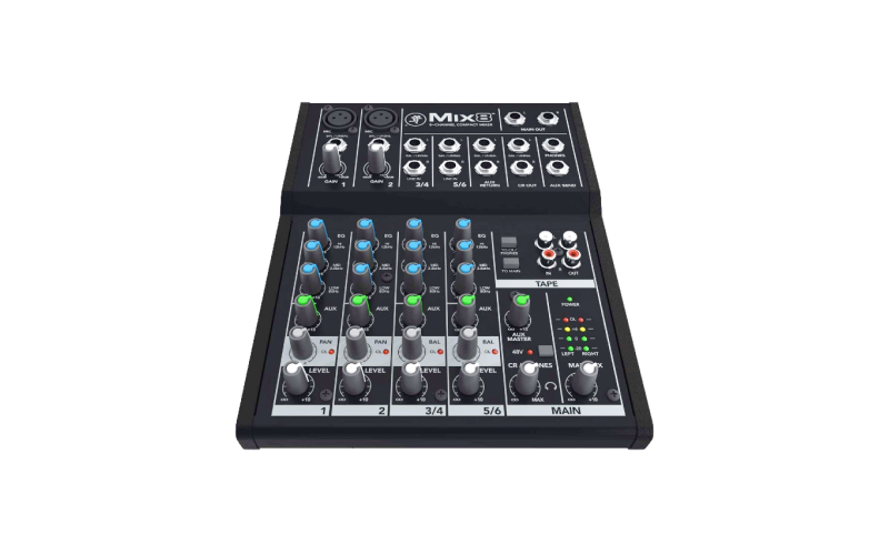 Mackie Mix8 8-channel Compact Mixer | Studio Gear & Audio | Mixers & Control Surfaces